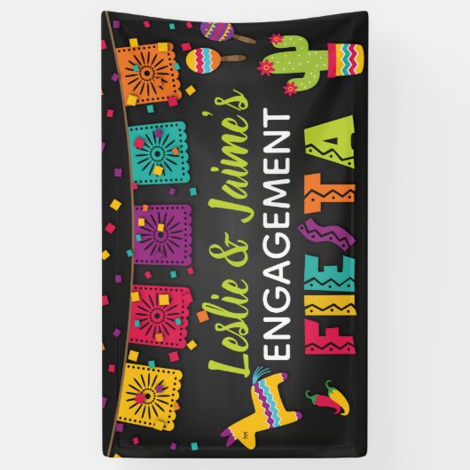 Verloving Fiesta Banner (Verticaal)