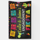 Verloving Fiesta Banner met Margarita (Verticaal)