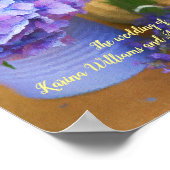 Verloving Floral Flower Poster (Hoek)