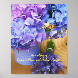 Verloving Floral Flower Poster