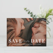 Verloving Foto en QR Code Kaart (Staand voorkant)