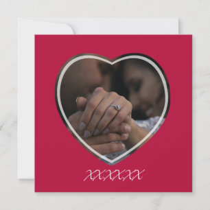 Verloving-fotokaart met Vows