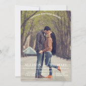 Verloving Foto's Weddenschap Kaart (Voorkant)