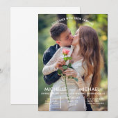 Verloving Foto's Weddenschap Kaart (Voorkant / Achterkant)