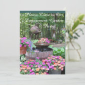VERLOVING GARDEN PARTITY CELEBRATION KAART (Staand voorkant)