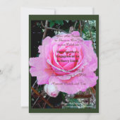 VERLOVING GARDEN PARTITY CELEBRATION KAART (Achterkant)