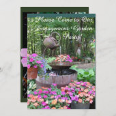 VERLOVING GARDEN PARTITY CELEBRATION KAART (Voorkant / Achterkant)