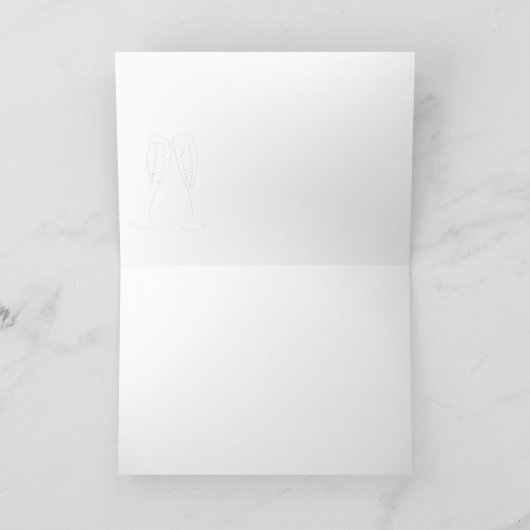 Verloving gefeliciteerd kaart (Binnen)