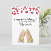 Verloving - Gefeliciteerd Kaart (Staand voorkant)