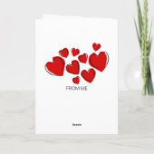 Verloving Gefeliciteerd Kaart voor Ouder paar (Achterkant)