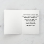 Verloving Gefeliciteerd Kaart voor Ouder paar (Binnen)