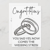 Verloving Gefeliciteerd Kaarten (Voorkant / Achterkant)