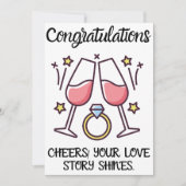 Verloving Gefeliciteerd Kaarten (Voorkant)