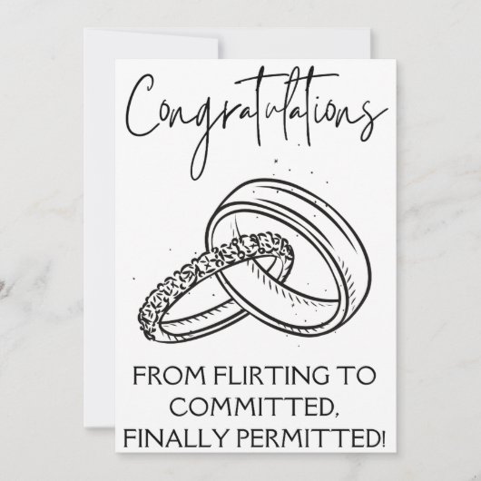 Verloving Gefeliciteerd Kaarten (Voorkant)