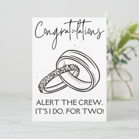 Verloving Gefeliciteerd Kaarten (Staand voorkant)