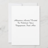 Verloving Gefeliciteerd Kaarten (Achterkant)