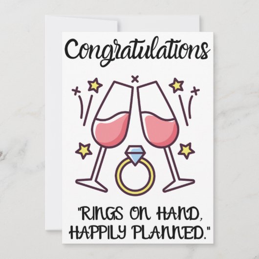 Verloving Gefeliciteerd Kaarten (Voorkant)