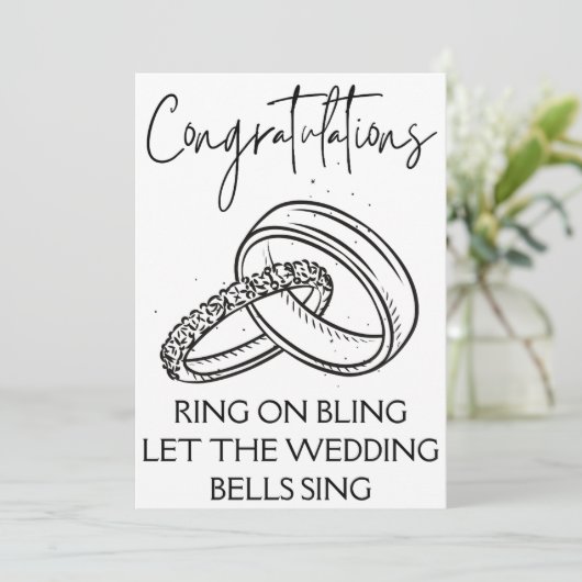 Verloving Gefeliciteerd Kaarten (Staand voorkant)