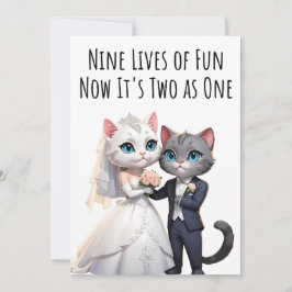 Verloving Gefeliciteerd Kaarten Cat Lovers Kaart