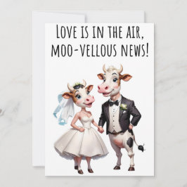 Verloving Gefeliciteerd Kaarten Funny Koe Kaart