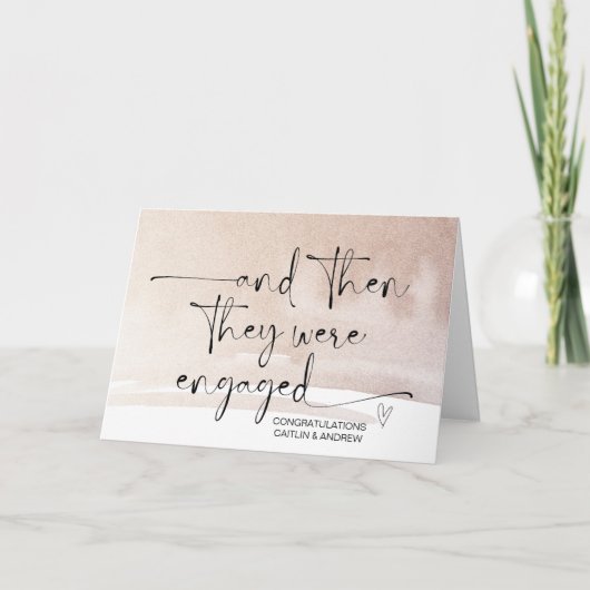 Verloving gefeliciteerd met Bride en Groom Car Kaart (Voorkant)