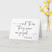 Verloving Gefeliciteerd met Bride en Groom Kaart (Gele Bloem)