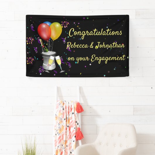 Verloving Gefeliciteerd Spandoek (Insitu)