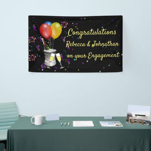 Verloving Gefeliciteerd Spandoek (Beurs)