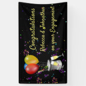 Verloving Gefeliciteerd Spandoek (Verticaal)