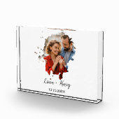 Verloving Gepersonaliseerd Jubileum Lijst Bruiloft Fotoblokken (Rechts)