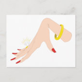 Verloving Hand Ring Briefkaart (Voorkant)