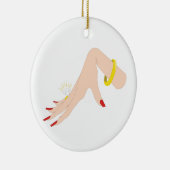 Verloving Hand Ring Keramisch Ornament (Rechts)