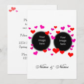 Verloving hart kaart (Voorkant / Achterkant)