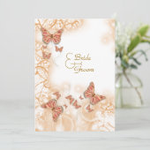 Verloving herdenking van de goudbruin van Coral pe Kaart (Staand voorkant)