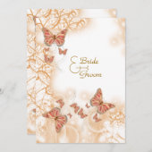 Verloving herdenking van de goudbruin van Coral pe Kaart (Voorkant / Achterkant)