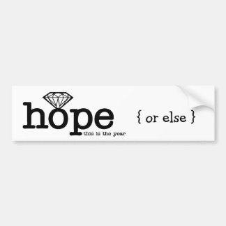 Verloving Hope - Diamond Ring Bumpersticker