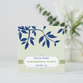 VERLOVING - INVITATIES : fijn 3SQ Kaart (Staand voorkant)