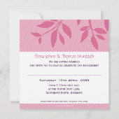 VERLOVING-INVITATIES : fijne 2e kwartaal Kaart (Achterkant)