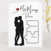 Verloving | JUBILEUM | Ware liefde ontbrekend stuk Kaart (Gele Bloem)