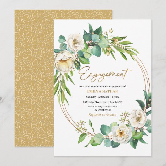 Verloving Kaart (Voorkant / Achterkant)