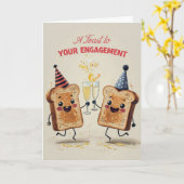 Verloving Kaart (Gele Bloem)