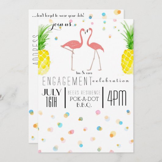 Verloving Kaart (Voorkant / Achterkant)