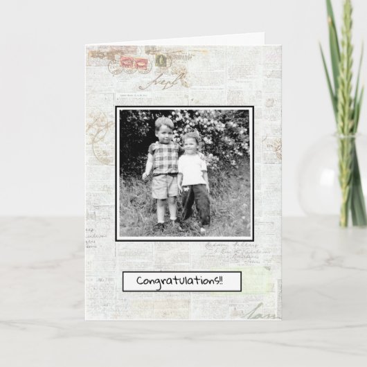 Verloving Kaart (Voorkant)