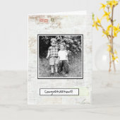 Verloving Kaart (Gele Bloem)