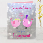 Verloving Kaart (Gele Bloem)