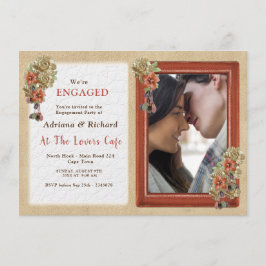 Verloving Kaart van leder- en suikerwerk