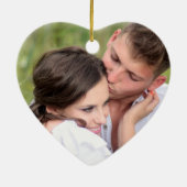 Verloving Kerstversiering Keepsake Keramisch Ornament (Achterkant)