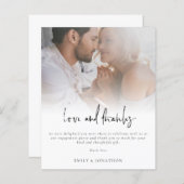 Verloving Liefde en Bedankt voor budgetfotoscript (Voorkant / Achterkant)