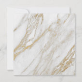 Verloving Marmer van White Glass Bubble Kaart (Achterkant)