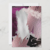 VERLOVING | Moderne Abstracte streeklijnen Kaart (Achterkant)